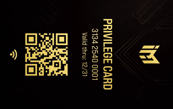 Premium client card