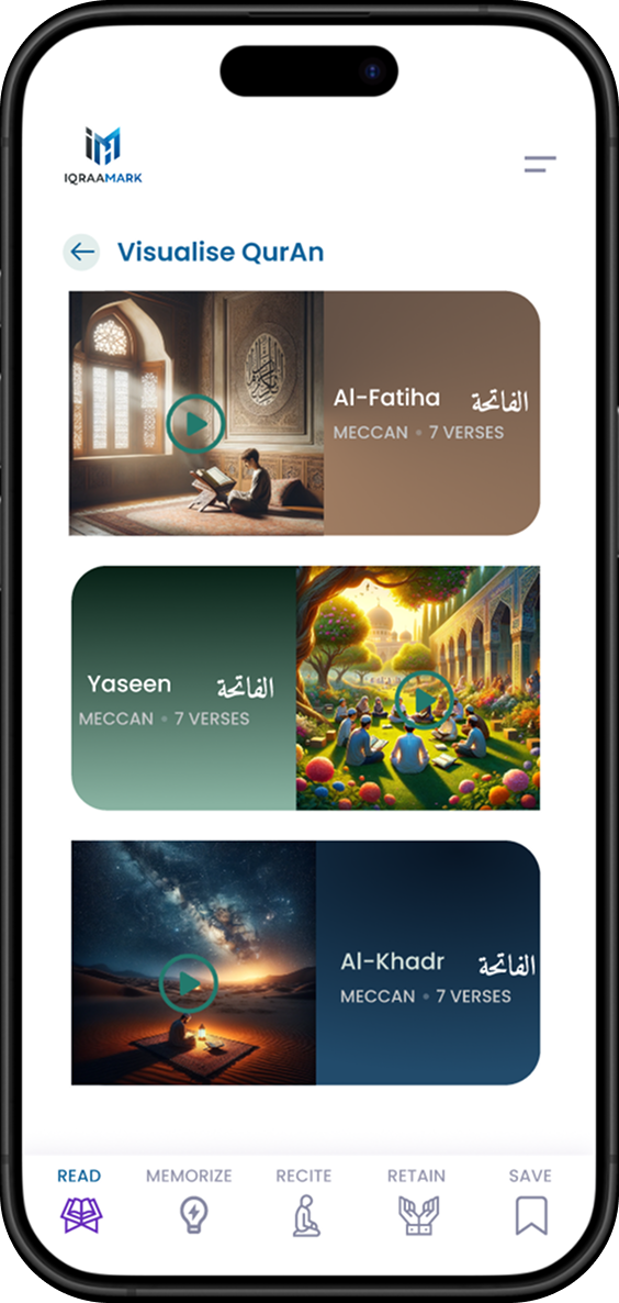 IQRAA MARK Mobile App Preview 1